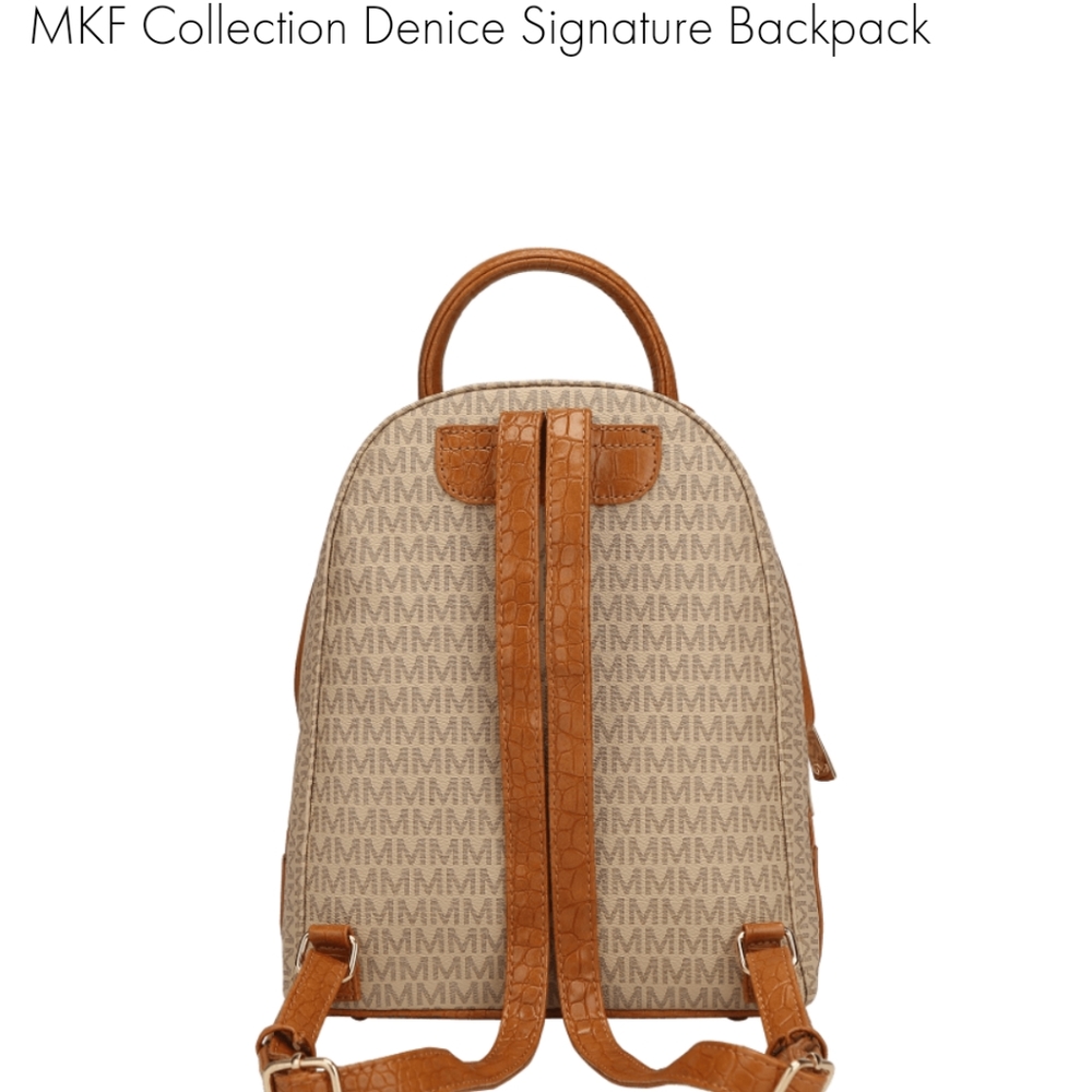 MKF Collection Denice Signature Backpack - Picture 2 of 6